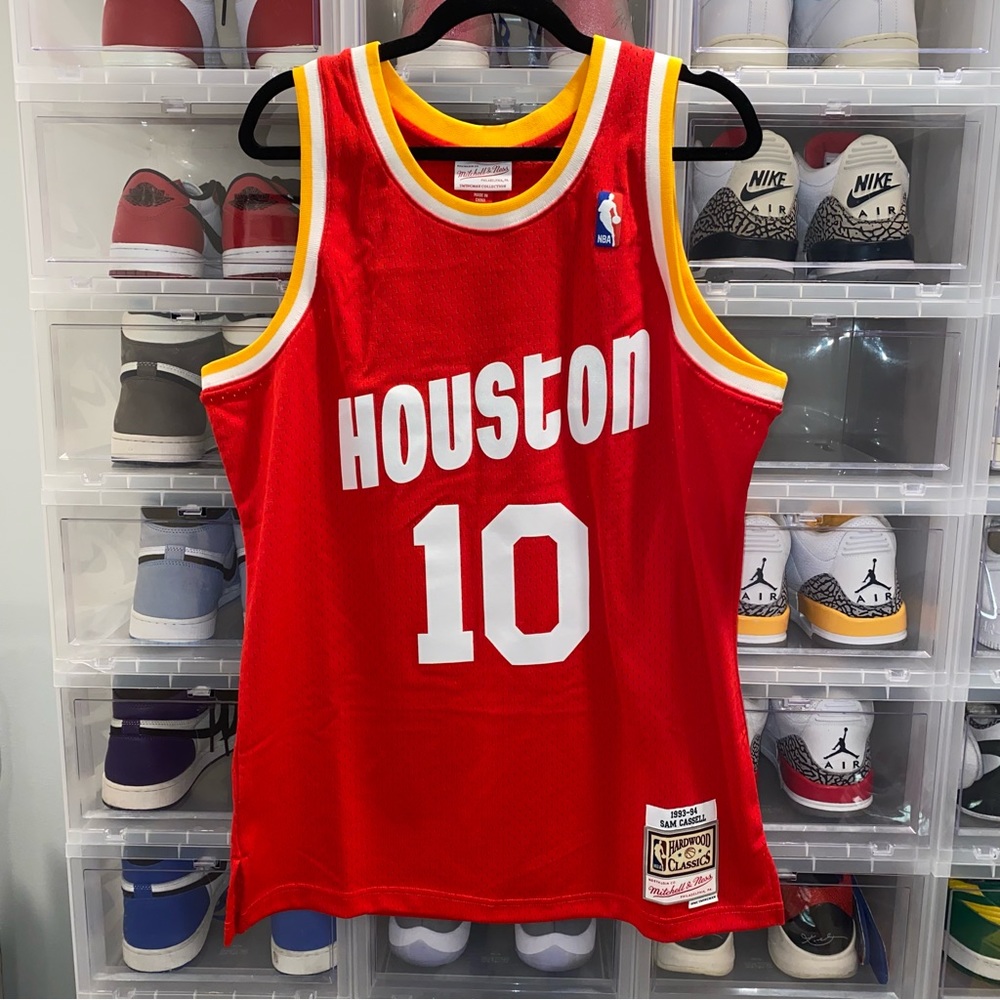 🚀 Mitchell & Ness Sam Cassell Houston Rockets 1993-94 Swingman 🚀